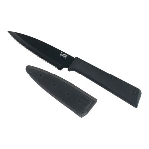 COLORI®+ paring knife serrated graphite