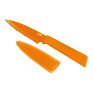 COLORI®+ paring knife serrated orange