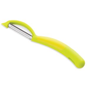 Serrated Piranha Swivel Peeler Green/Yellow