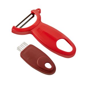 Swiss Easy Clean Peeler Red