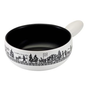 Fondue pot induction Alpine meadow 23cm