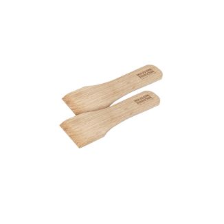 Raclette wooden scraper set of 2