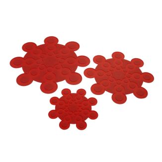 Pan and Dish Protectors Red*