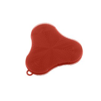 Silicone Scrubber Clover - Red