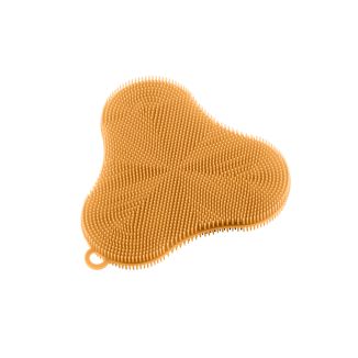 Silicone Scrubber Clover - Orange