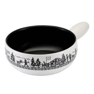 Fondue pot induction Alpine meadow 23cm