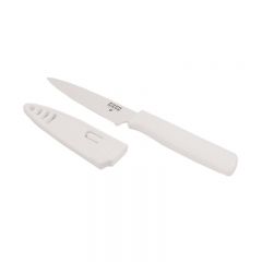 Paring Knife Colori Serrated, White - Bulk