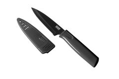 Paring Knife Colori Serrated, Gray - Bulk