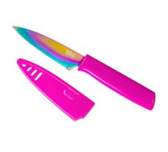 Paring Knife Colori Serrated, Rainbow - Bulk