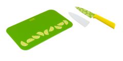 Pattern Lemon paring knife / cutting board set