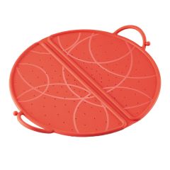 Folding Splatter Guard 12in Red