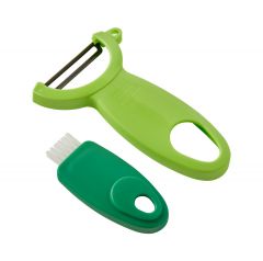 Swiss Easy Clean Peeler Green