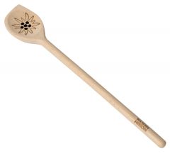 Wood ladle Edelweiss